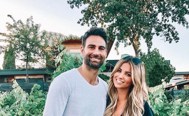 Amber Lancaster With her Husband