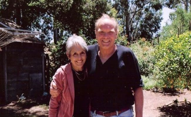 Joan-Baez With her Husband David Harris