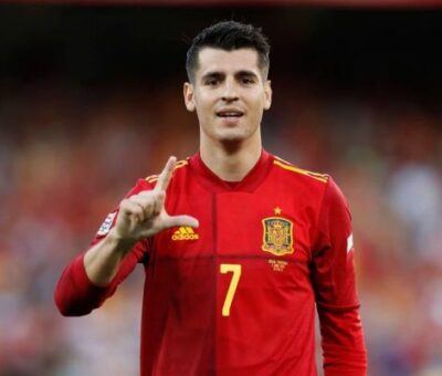 Striker Alvaro Morata